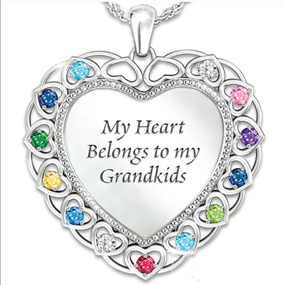 Jewelry - 18k White Gold Filled Heart Necklace Jewelry - 18k White Gold Filled Heart Necklace